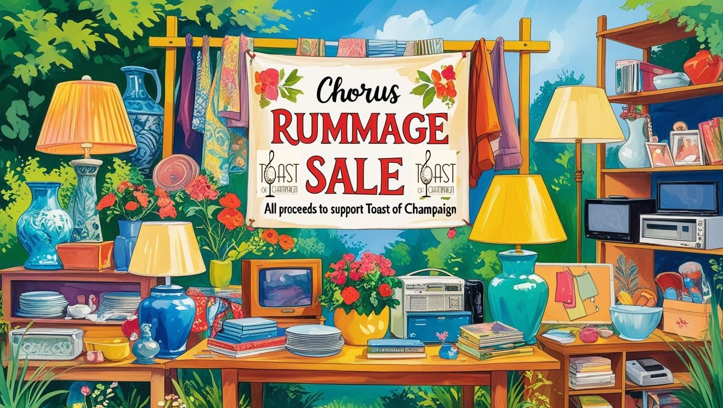 Toast of Champaign Garage Sale
